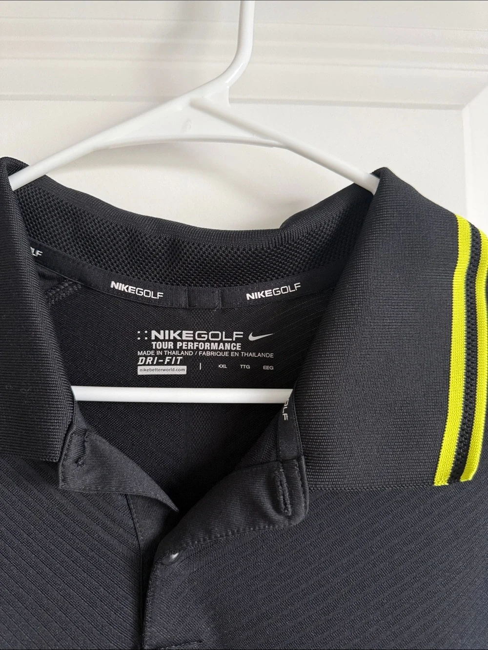 Nike Golf Polo Shirt Black Mens